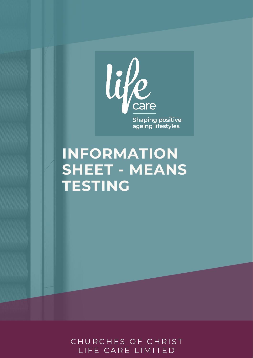Means Testing Information Sheet